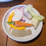 Ponte - 紫大根、赤カブ、コリンキー、ベビーキャロット、じゃがいも、里芋、ハヤトウリ、冬瓜