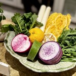 entre nous - 付け合わせ以上の存在感を主張してくれる、お野菜たち。