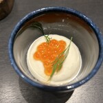 レストラン　ノリ　エ　ノジ - 自家製イクラとジャガイモのエスプーマ