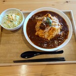 KITCHEN わか - 料理写真:写真でオムハヤシを見ていて
美味しそうだったので

●オムハヤシ　970円

●ご飯大盛り　＋100円