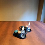 てんぷら石原 - 卓上装備。