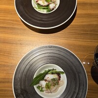 洋食ビストロ 一方美人 - たことホタテのカルパッチョ