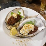 チャコールグリル グリーン 馬車道 - カキフライ