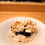 食堂うゆき - ⚫前菜
「鱈の白子焼き 寿司飯」