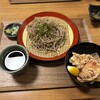 ゆの華kitchen - ざるそばセット（唐揚げ2個付き）