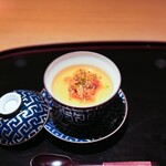 眞善美 - 上海蟹名古屋コーチンの茶碗蒸し、百合根入り