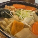 皆吉 - 鶏肉ほうとう