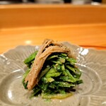 食堂うゆき - ⚫箸休め
「芹の胡麻和え」