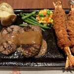 ハングリータイガー - オリジナルハンバーグと海老フライ　3,720円(税込)