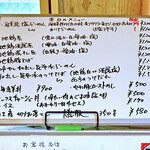 超純水採麺 天国屋 - 券売機上のメニュー