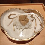 楮はなれ - くわいの飯蒸し