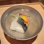 楮はなれ - 鰆と菊芋豆腐の碗