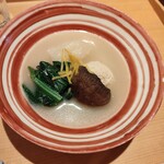 楮はなれ - 鶏丸と蕪のクリーム煮