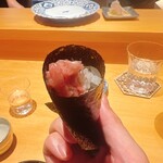 きく家 - 中トロ手巻き