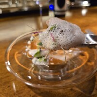 tsumugi - 
                野菜を発酵したときに出た泡 独特な酸味と香りがする