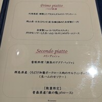 リストランテ アクアパッツァ - メニュー