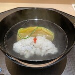 味幸 - 賀茂茄子と鱧のお椀