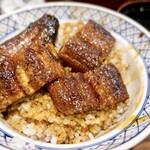 いば昇 本店 - 上鰻丼　ご飯の中にも鰻がいました