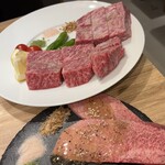 焼肉 たて×よこ - ハサミでカットしながら食べるの♡