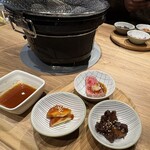 焼肉 たて×よこ - りんごのキムチもいける♡