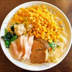 麺屋　たか - チーズィシチューonホワイト味噌ラーメン（税込1,200円）