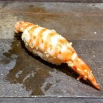 鮨裕 - 天草からの刺客♪車だん吉・・・じゃなくて海老　香り､旨味に痺れる♪