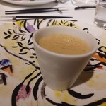 eclat - アミューズ：マロンのブルーテ