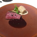 eclat - 本日のお肉料理：北海道産鹿肉のロースト