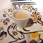 eclat - アミューズ：マロンのブルーテ