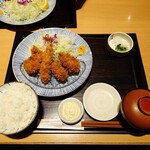 とんかつ和幸 - 料理写真:かき盛合せご飯