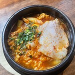 楽韓堂 - 石焼ラーメンチゲ(980円)