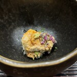 鮨旬美西川 - あん肝のミニ丼