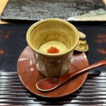 鮨旬美西川 - 梅の茶碗蒸し