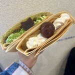 オザキクレープ - ・栗のクレープ
      ・粒あん抹茶ホイップ