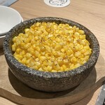 肉のひぐち直営焼肉 安福 - とうもろこしの石焼ごはん