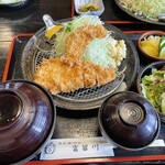 とんかつ富留川 - 純粋黒豚ロースカツ定食