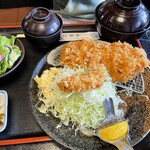 とんかつ富留川 - 特大ロースカツ定食