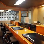 いさみ寿司 - 店内（カウンター席）