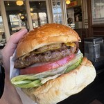 エーエス クラシックス ダイナー - 『Bacon Cheese Burger¥2,050』 『lunch drink¥220』