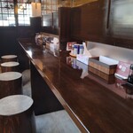 麺工房 華みずき - カウンター席