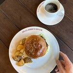 エーエス クラシックス ダイナー - 『Bacon Cheese Burger¥2,050』 『lunch drink¥220』