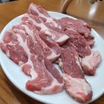 ジンギスカン羊はち - (左)ラムロース、(右)マトンロース