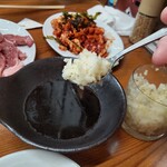 ジンギスカン羊はち - 刻みニンニク