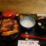 ひつまぶし 花岡 - 上ひつまぶし ご飯大盛り