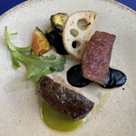 オッティモ・シーフード・ガーデン - 牛フィレ肉のタリアータ