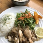 まるひで食堂 - グルテンフリーワンプレートランチ（小麦粉不使用）ゆば吸い物鍋付き