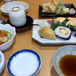 すし亭 - 寿司盛り天ぷらセット