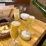 原価ビストロチーズプラス - なみなみスパークリング