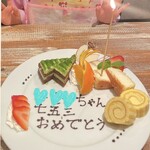 赤坂焼肉 KINTAN - デザートプレートをご厚意で出して頂きました（ ; ; ）