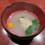 天ぷら 恵 - 汁物